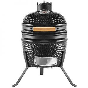Kamado Egg Ceramic Charcoal BBQ Barbecue Grill Roaster Smoker 13" Portable Stand